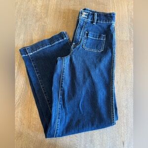 Old Navy Extra High Rise Sky Hi Wide Leg Jeans